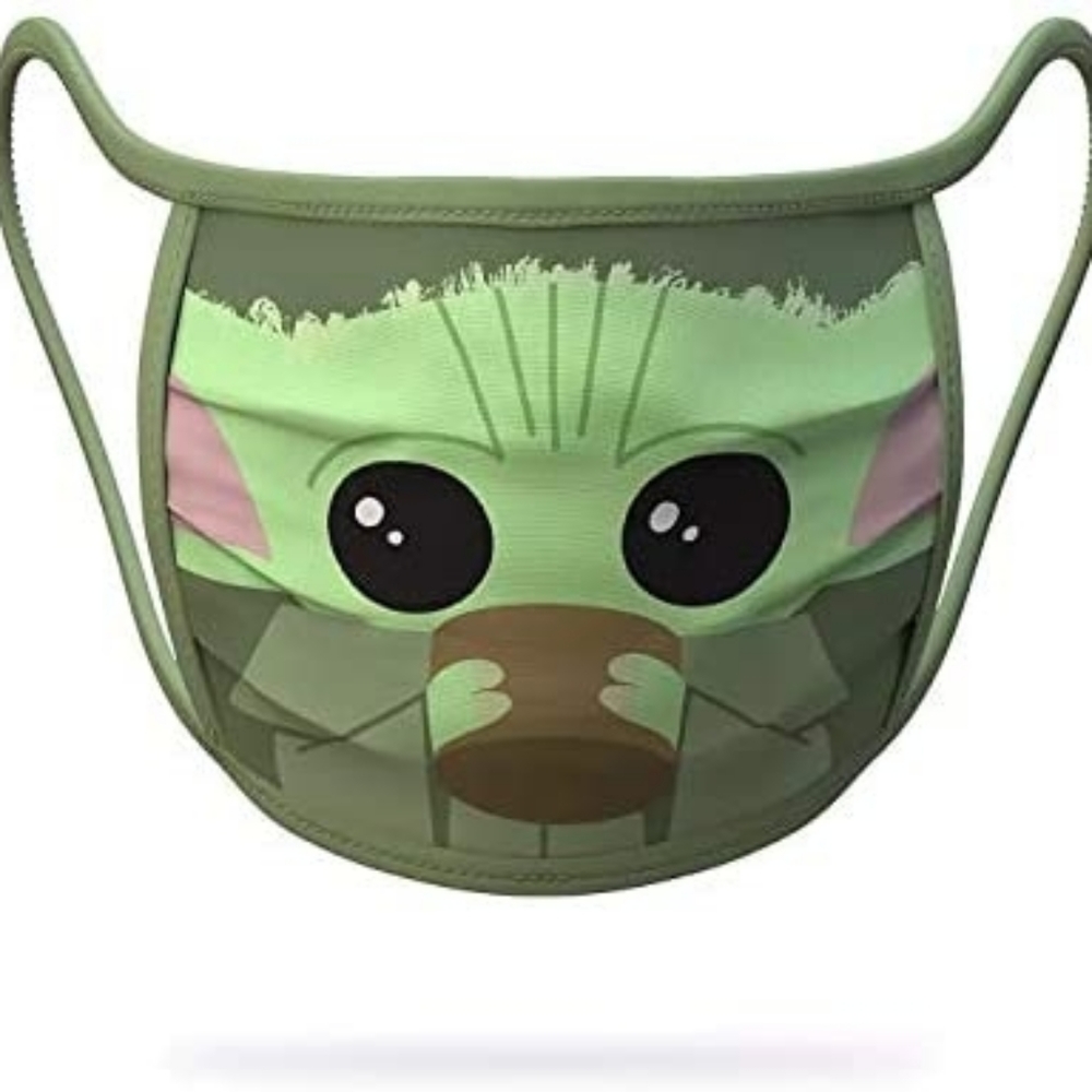 3/$15 BABY YODA LARGE FACE MASK - Picture 2 of 2
